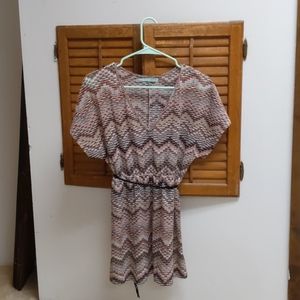 Cute patterned mini dress